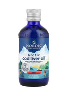 NORDIC NATURALS Arktiskā mencu aknu eļļa ar zemeņu garšu 237 ml