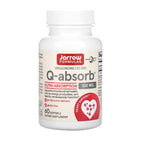 JARROW FORMULAS Ubihinons Co-Q10 Q-absorb 100 mg - Koferments Q10 60 kapsulas