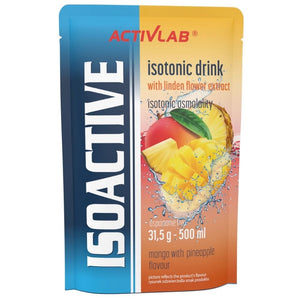 Activlab Isoactive funkcionālais izotoniskais dzēriens ar laimu, mango un ananāsiem - 20 paciņas