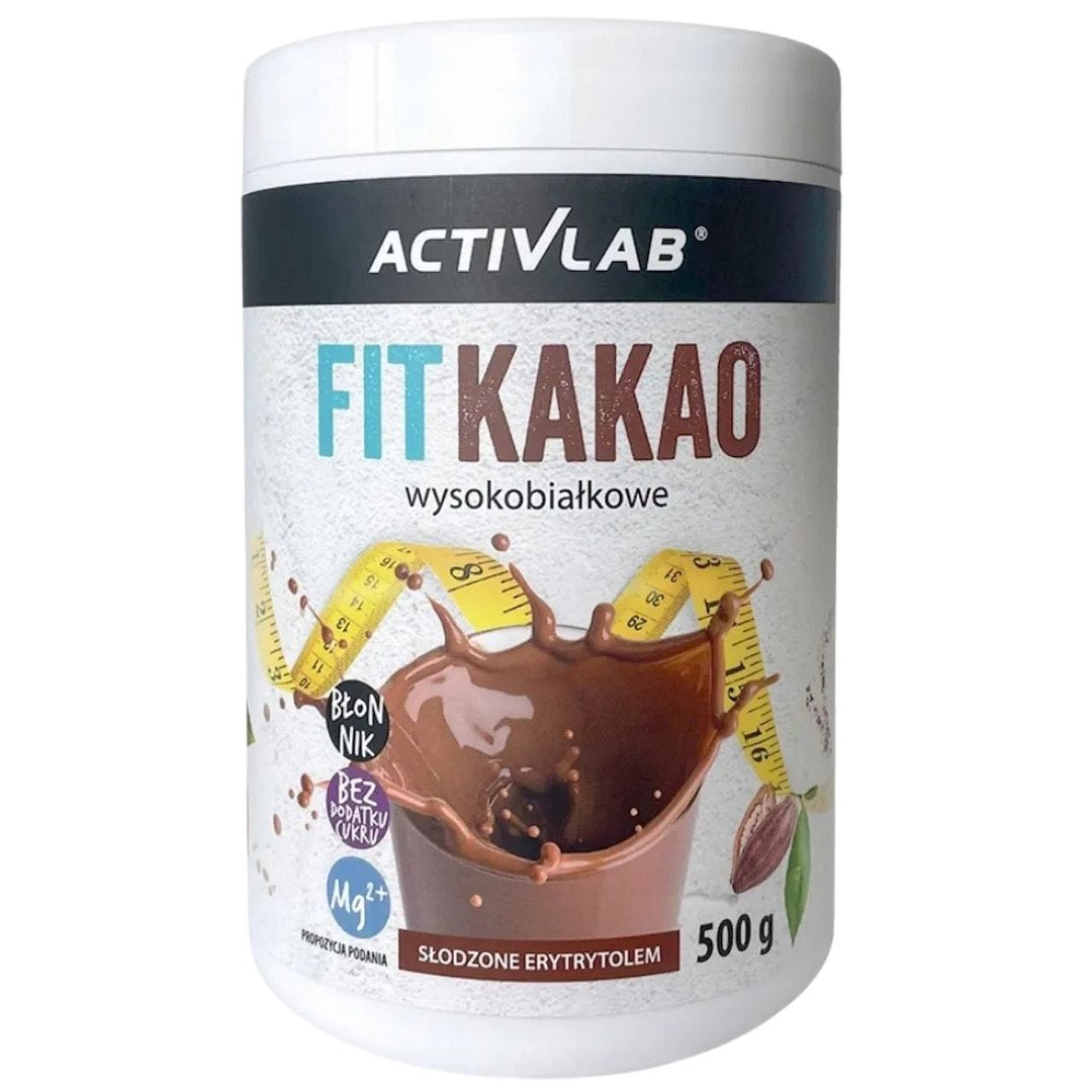 Activlab Super Drink Fit, didelio baltymingumo kakava su magniu - 500 g - Magnis.lt