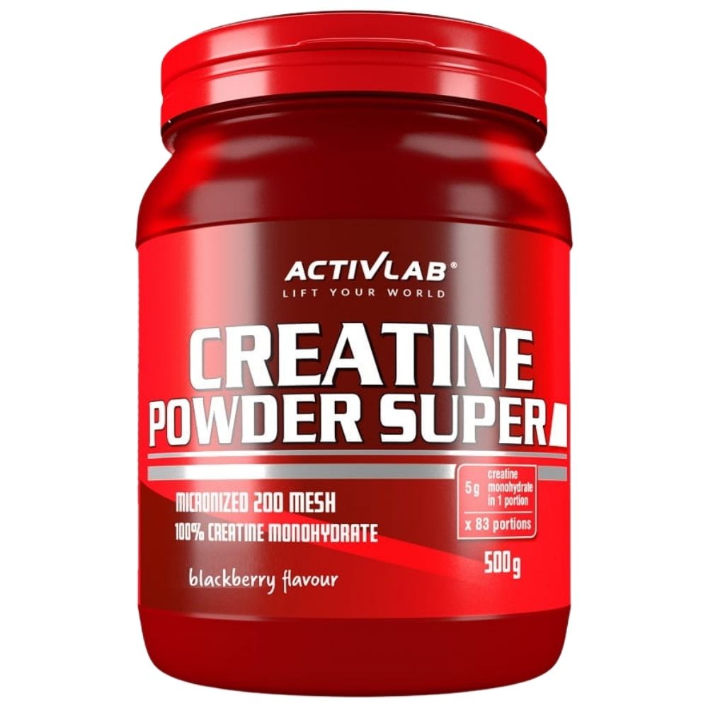 Activlab kreatino monohidratas 5000 mg, juodieji serbentai - 500 g - Magnis.lt