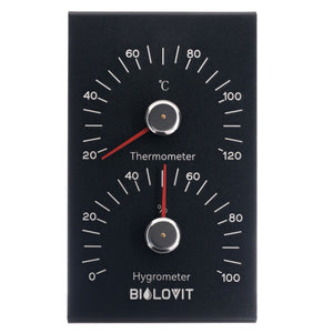 Bilovit Black pirts termometrs ar higrometru
