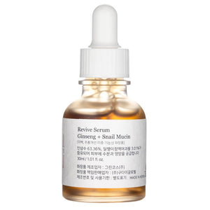 Beauty of Joseon atjaunojošais serums žeņšeņs + gliemeži - 30 ml