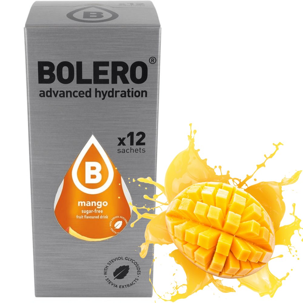 Bolero Classic ātri pagatavojamais dzēriens Mango - 12 paciņas