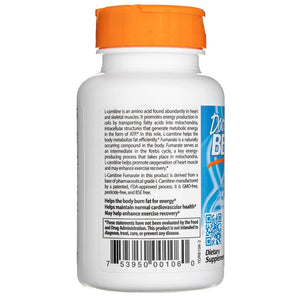 Doctor's Best L-karnitīna fumarāts ar Biosint karnitīniem 855 mg – 60 kapsulas