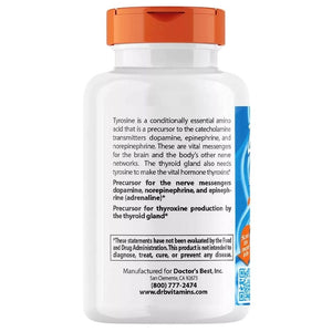Doctor's Best L-Tyrosine 500 mg - 120 kapsulu