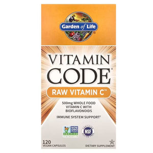 Garden of Life vitaminų kodas RAW vitaminas C - 120 kapsulių - Magnis.lt