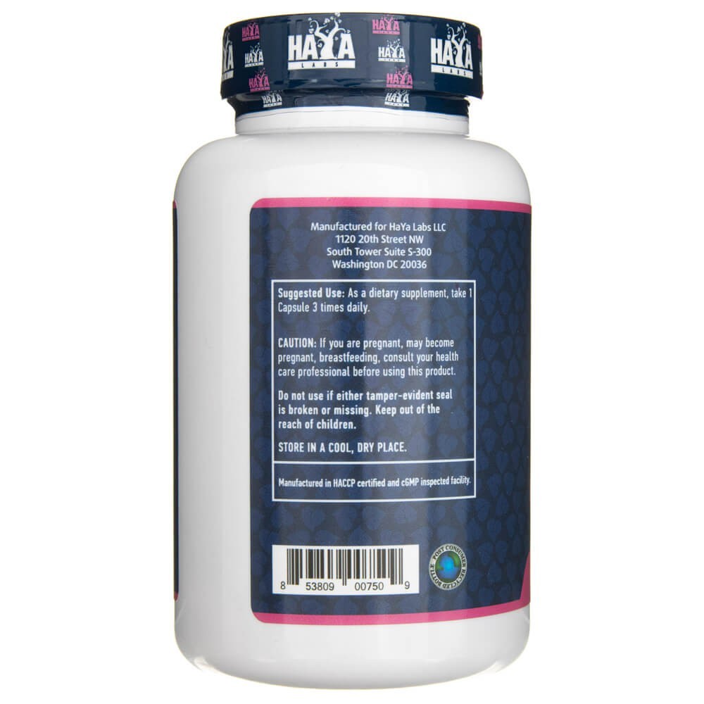 Haya Labs goba 500 mg - 120 kapsulas