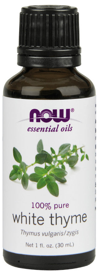 Essential Oil, White Thyme Oil - 30 ml. - NOW Foods