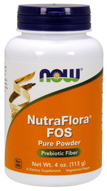 NutraFlora FOS, Pure Powder - 113 grams - NOW Foods