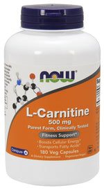 L-Carnitine, 500mg - 180 vcaps - NOW Foods
