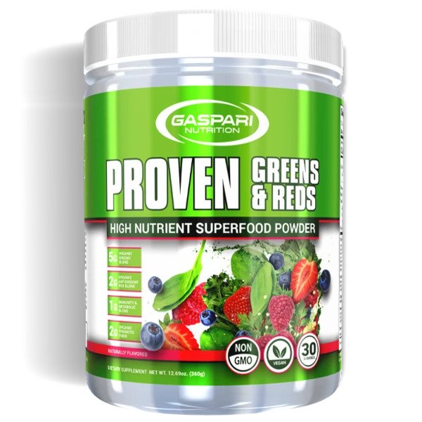 Proven Greens & Reds, Natural - 360 grams - Gaspari Nutrition