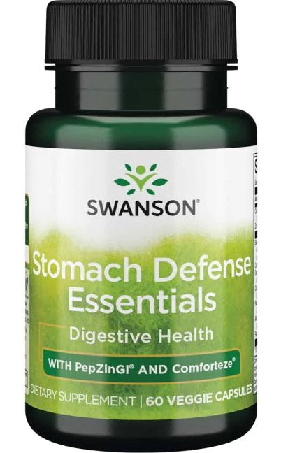 Stomach Defense Essentials with PepZinGI and Comforteze - 60 vcaps - Swanson