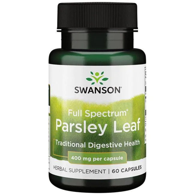 Full Spectrum Parsley Leaf, 400mg - 60 caps - Swanson