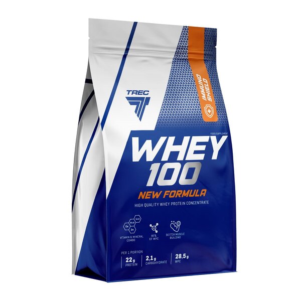 Whey 100 - New Formula, Peanut Butter Vanilla - 700 grams - Trec Nutrition
