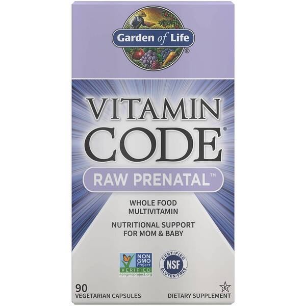Vitamin Code Raw Prenatal - 90 vcaps - Garden of Life