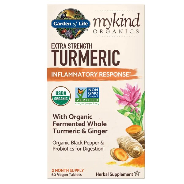 Mykind Extra Strength Turmeric - 60 vegan tablets - Garden of Life