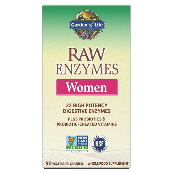 Raw Enzymes Women - 90 vcaps - Garden of Life