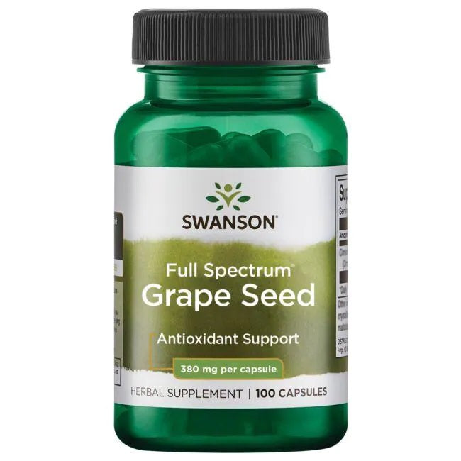 Full Spectrum Grape Seed, 380mg - 100 caps - Swanson