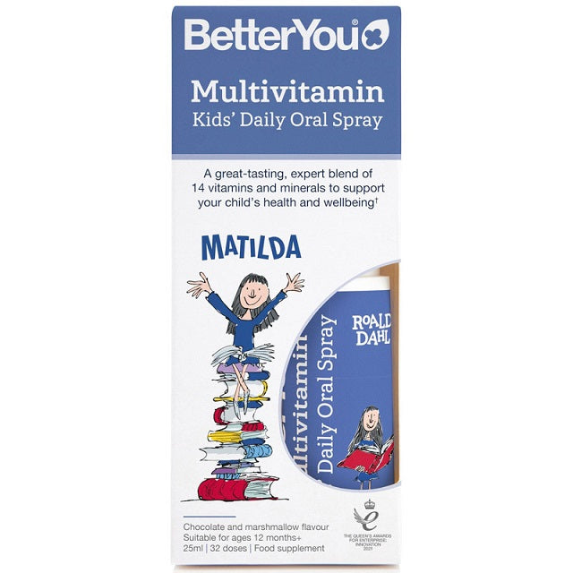 Multivitamin Kids' Daily Oral Spray, Chocolate and Marshmallow - 25 ml. - BetterYou