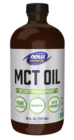 MCT Oil, Pure Liquid - 473 ml. - NOW Foods