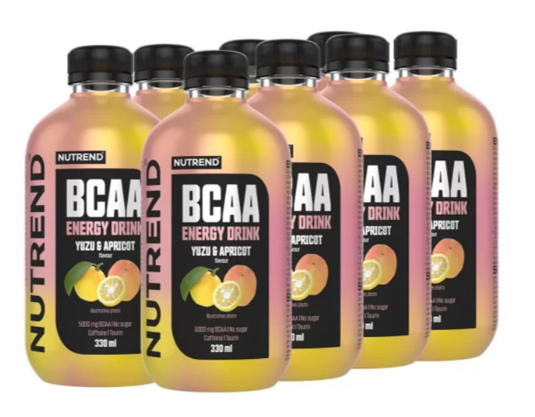 BCAA Energy Drink, Yuzu & Apricot - 8 x 330 ml. - Nutrend
