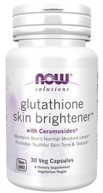 Glutathione Skin Brightener with Ceramosides - 30 vcaps - NOW Foods