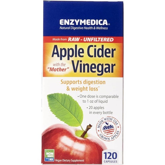Apple Cider Vinegar - 120 caps - Enzymedica