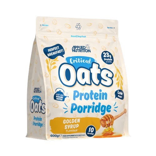 Critical Oats Protein Porridge, Golden Syrup - 600 grams - Applied Nutrition