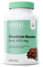 Rhodiola Rosea Root, 400mg - 120 vegan caps - Osavi
