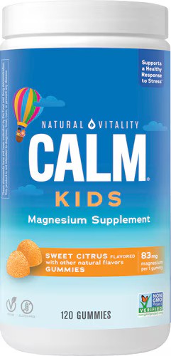 Calm Kids Gummies, Sweet Citrus - 120 gummies - Natural Vitality