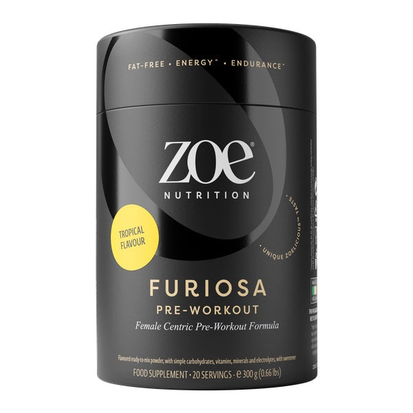 Furiosa Pre-Workout, Tropical - 300 grams - ZOE Nutrition