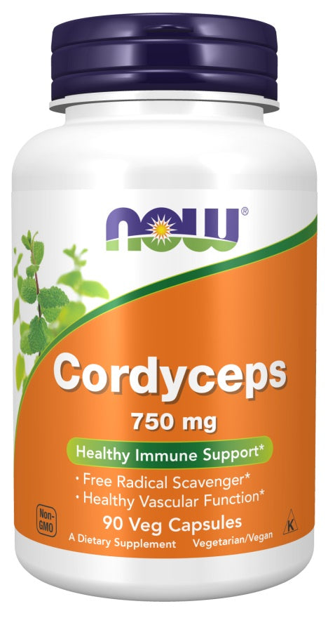 Cordyceps, 750mg - 90 vcaps - NOW Foods
