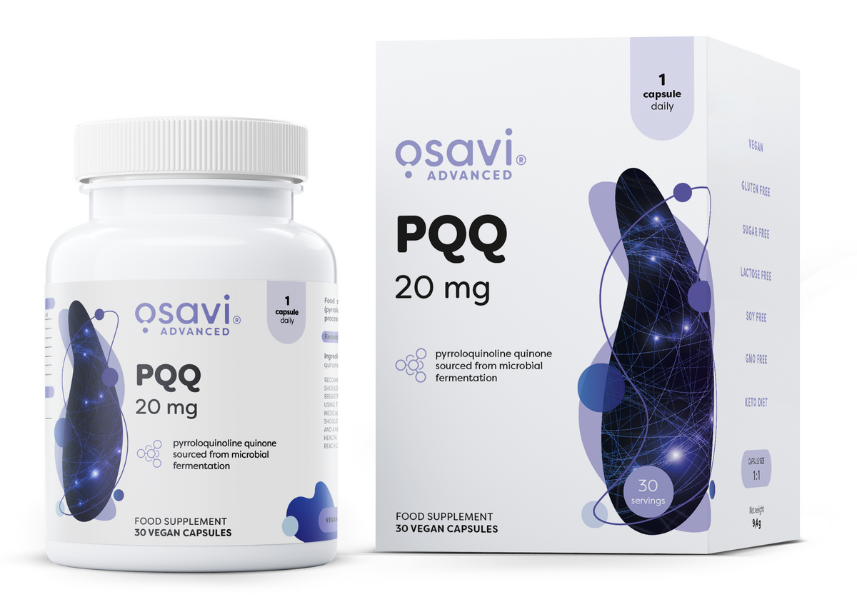 PQQ, 20mg - 30 vegan caps - Osavi