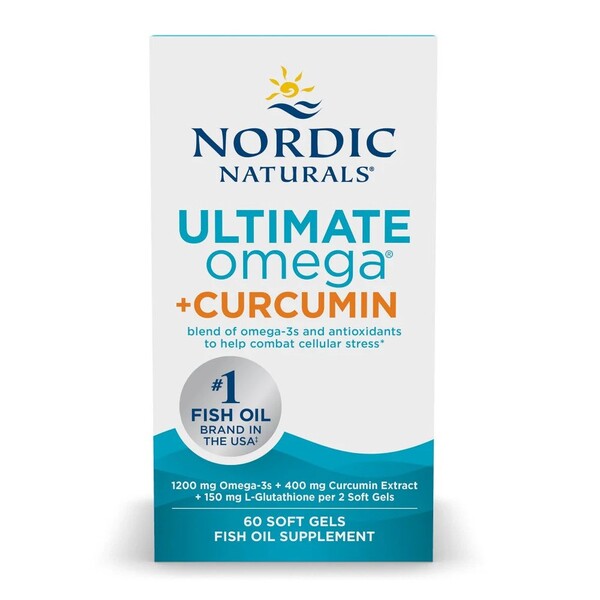 Omega Curcumin, 1200mg - 60 softgels - Nordic Naturals