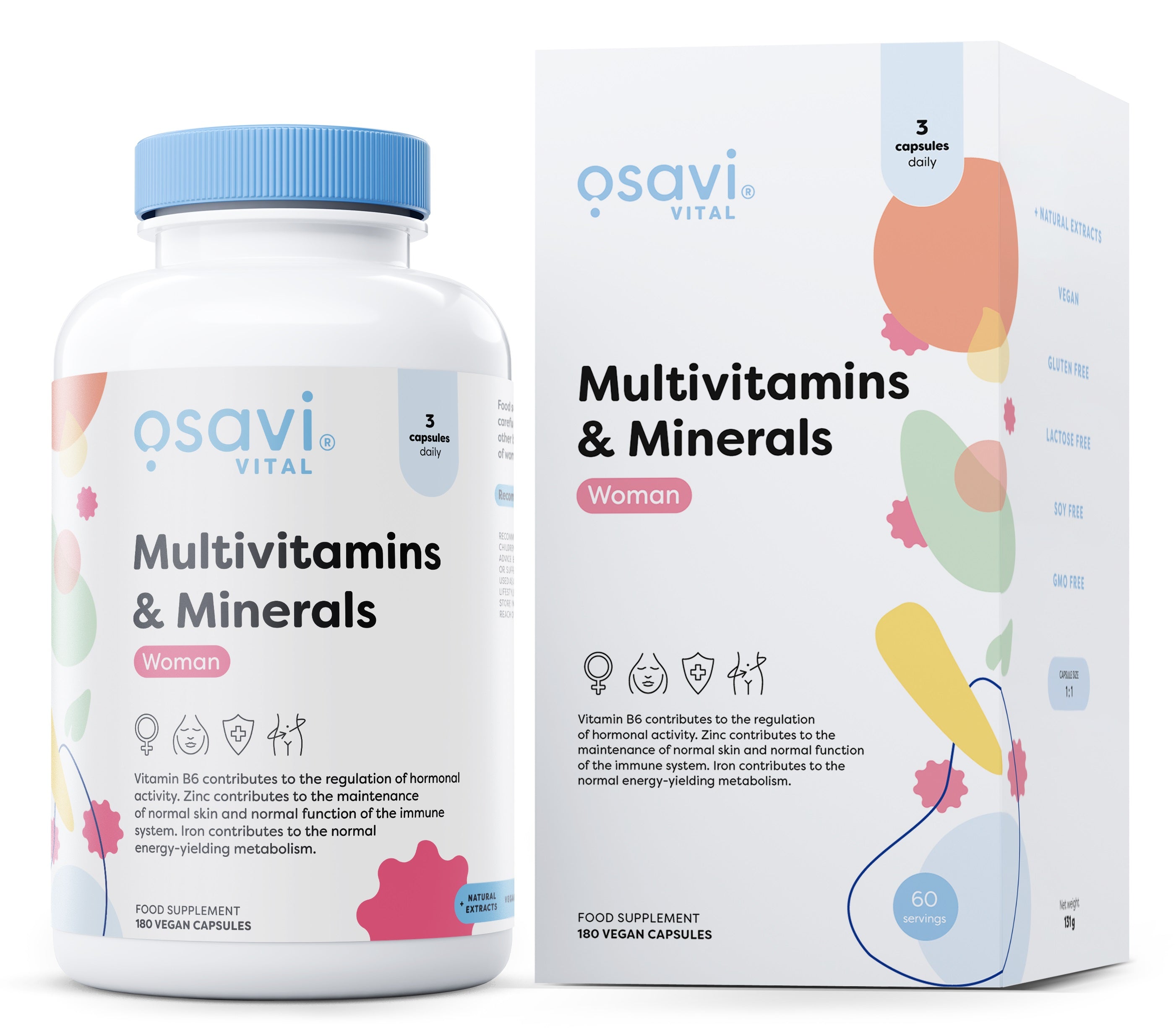 Multivitamins & Minerals Woman - 180 vegan caps - Osavi