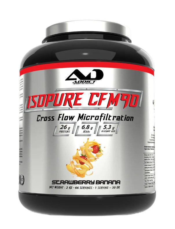Isopure CFM90, Strawberry-Banana - 2000 grams - Addict Sport Nutrition