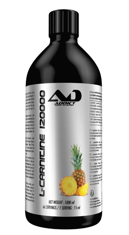 L-Carnitine 120000, Tropical Pineapple - 1000 ml. - Addict Sport Nutrition