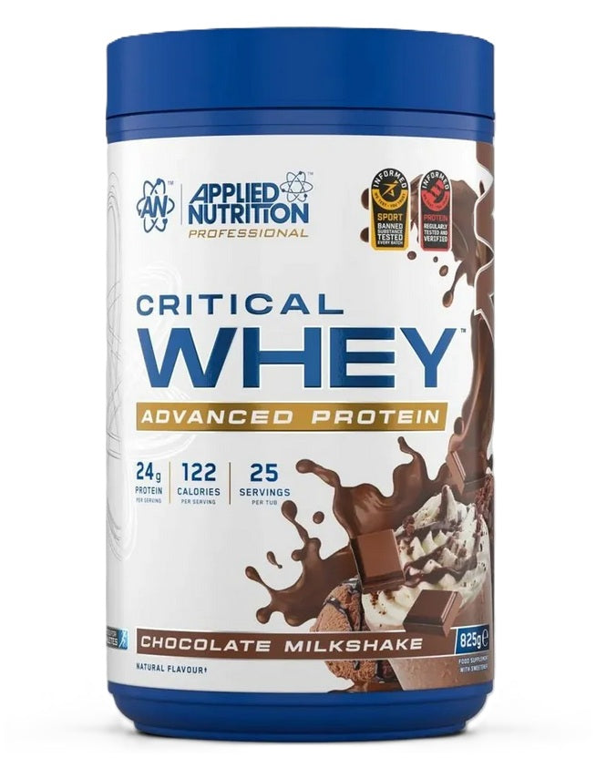 Critical Whey, Chocolate Milkshake (EAN 5056555211199) - 825 grams - Applied Nutrition