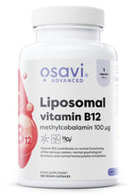 Liposomal Vitamin B12, Methylcobalamin 100mcg - 120 vegan caps - Osavi