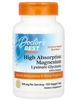 High Absorption Magnesium, 105mg - 120 vcaps - Doctor's Best