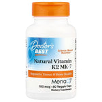 Natural Vitamin K2 MK7 with MenaQ7, 100mcg - 60 vcaps - Doctor's Best