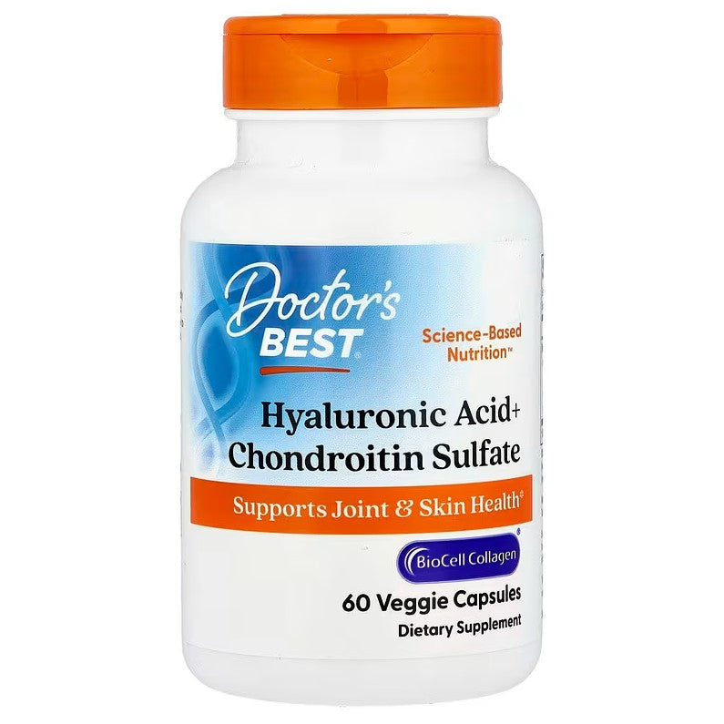 Hyaluronic Acid + Chondroitin Sulfate with BioCell Collagen - 60 caps - Doctor's Best
