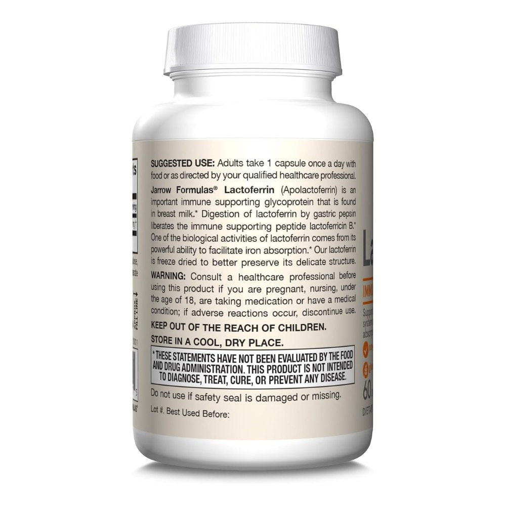 Jarrow Formulas Laktoferīns 250 mg - 60 kapsulas