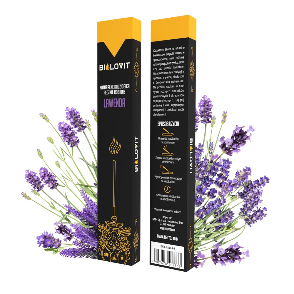 Bilovit dabīgie aromatiskie vīraksociņi Lavanda - 40 g
