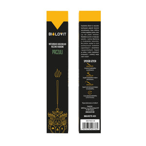 Bilovit dabīgās aromatiskās vīraka nūjiņas Pačūlija - 40 g