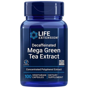 Life Extension Mega bezkofeīna zaļās tējas ekstrakts - 100 kapsulas