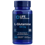 Life Extension L-glutamīns 500 mg - 100 kapsulas