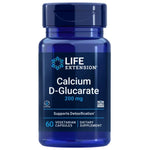 Life Extension Kalcio D-gliukarāts 200 mg - 60 kapsulas