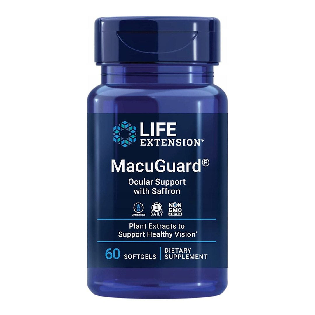 Life Extension MacuGuard® acu atbalsts ar astaksantīnu - 60 mīkstās želejas